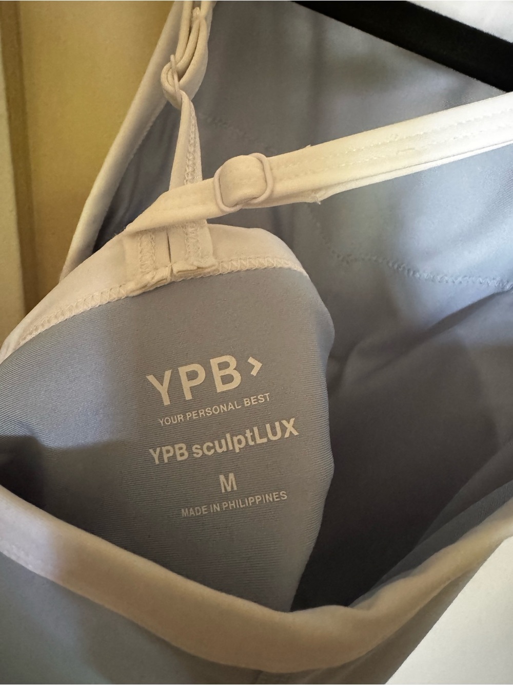 YPB Light Blue Tank Top with White Trim - Picture 3 of 3